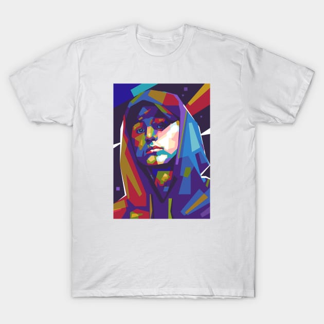 NF Colorful with Background T-Shirt by Paradox Studio